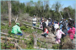 2007年春植樹に61団体、2,195人の市民が参加