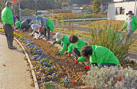 月１回の活動は住民間の交流の場にも