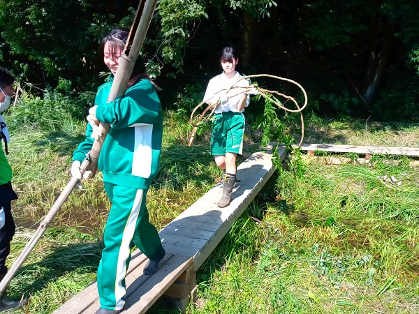 中学生も頑張ってくれました