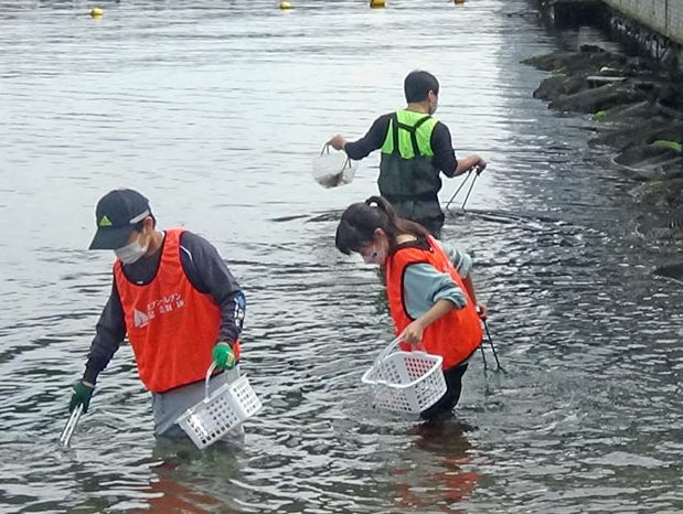 海中のごみも回収