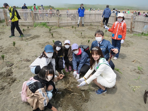 子供たちと一緒に