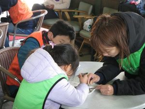 アマモの種子の選別