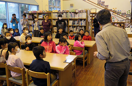 サシバ出前授業(阿室小中学校)