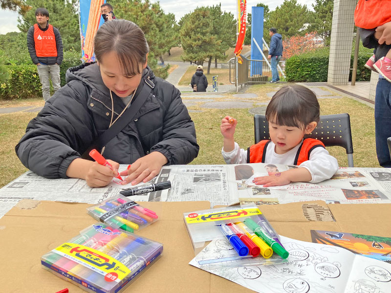 アマモパック作成の様子