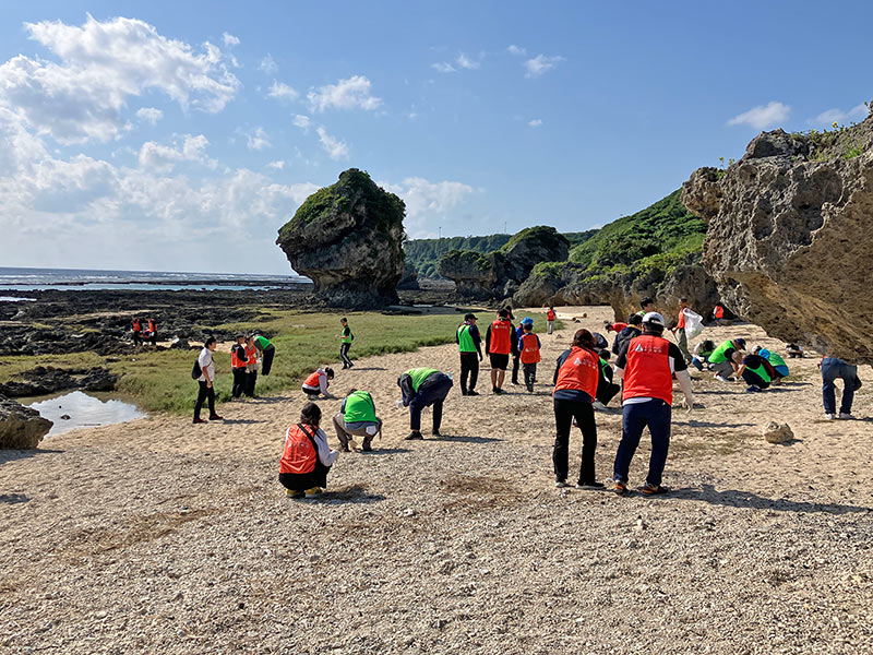 清掃活動の様子