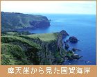 摩天崖から見た国賀海岸