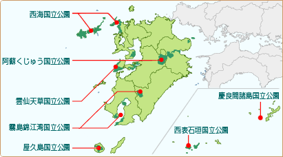 九州・沖縄地図