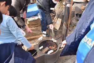 3.待ってる間に焼きマシュマロ